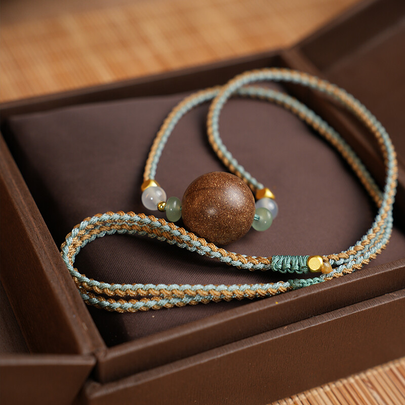 Herbal Necklace - Single Incense Bead Necklace