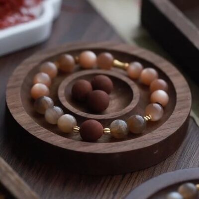 Slumbering in Grace -Single2 Herbal Crystal Bracelet - Slumbering in Grace (Single Medicinal Scented Bead)