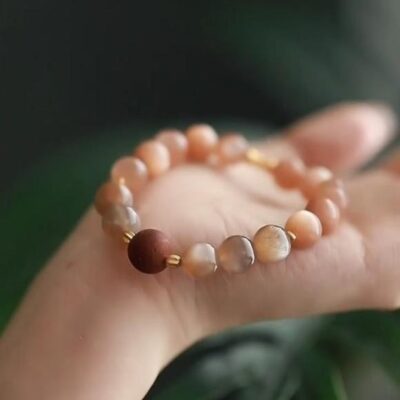 Slumbering in Grace -Single4 Herbal Crystal Bracelet - Slumbering in Grace (Single Medicinal Scented Bead)