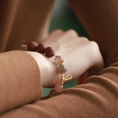 Herbal Crystal Bracelet - Slumbering in Grace (Multi Medicinal Scented Beads)