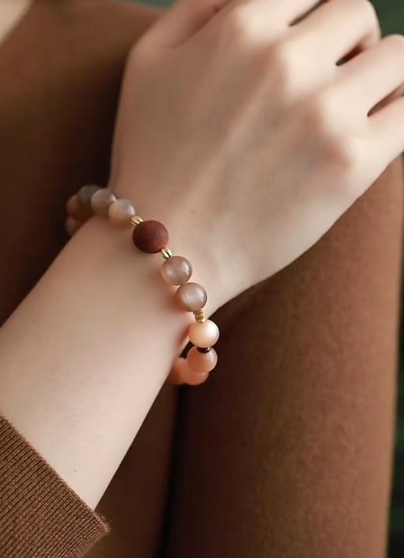 Slumbering in Grace -Single5 Herbal Crystal Bracelet - Slumbering in Grace (Single Medicinal Scented Bead)