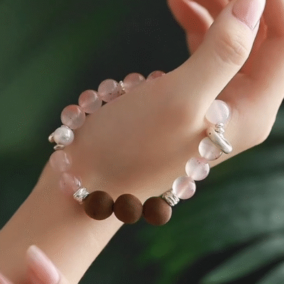 Herbal Crystal Bracelet - The Beauty Drunk (Multi Medicinal Scented Bead)