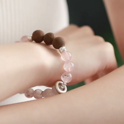 Herbal Crystal Bracelet - The Beauty Drunk (Multi Medicinal Scented Bead)