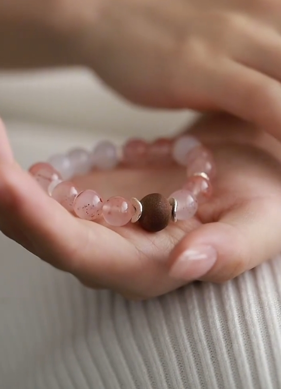 Herbal Crystal Bracelet - The Beauty Drunk (Single Medicinal Scented Bead)