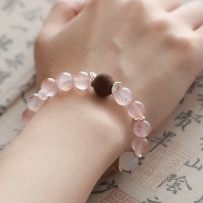 Herbal Crystal Bracelet - The Beauty Drunk (Single Medicinal Scented Bead)