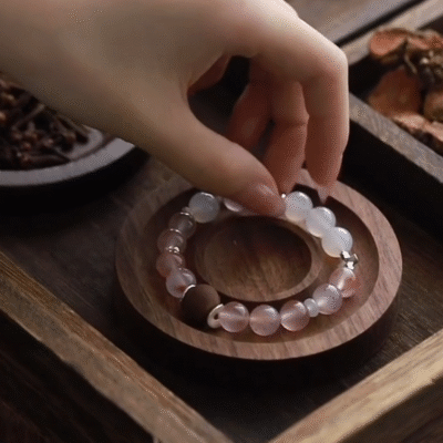 Herbal Crystal Bracelet - The Beauty Drunk (Single Medicinal Scented Bead)