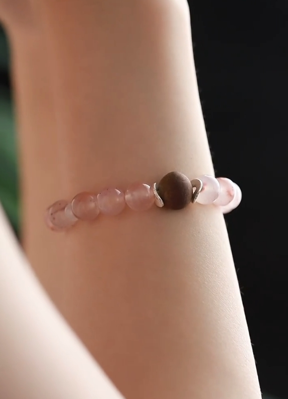 Herbal Crystal Bracelet - The Beauty Drunk (Single Medicinal Scented Bead)